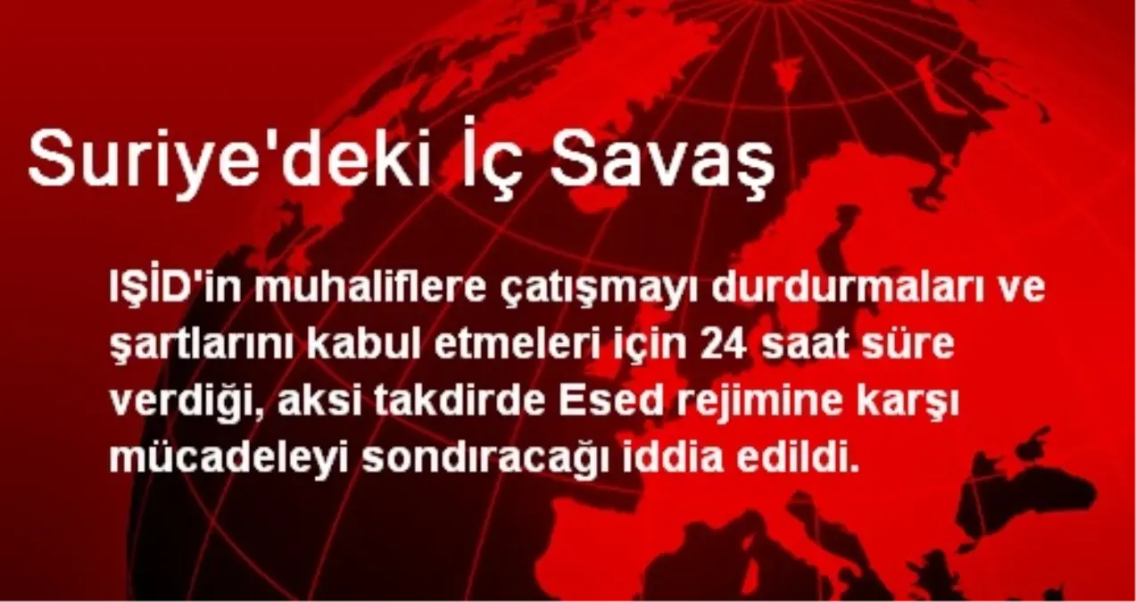 Suriye\'deki İç Savaş