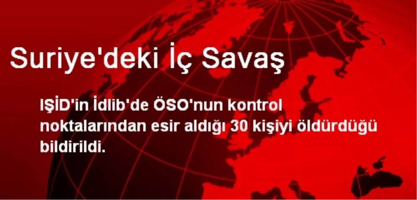 Suriye\'deki İç Savaş