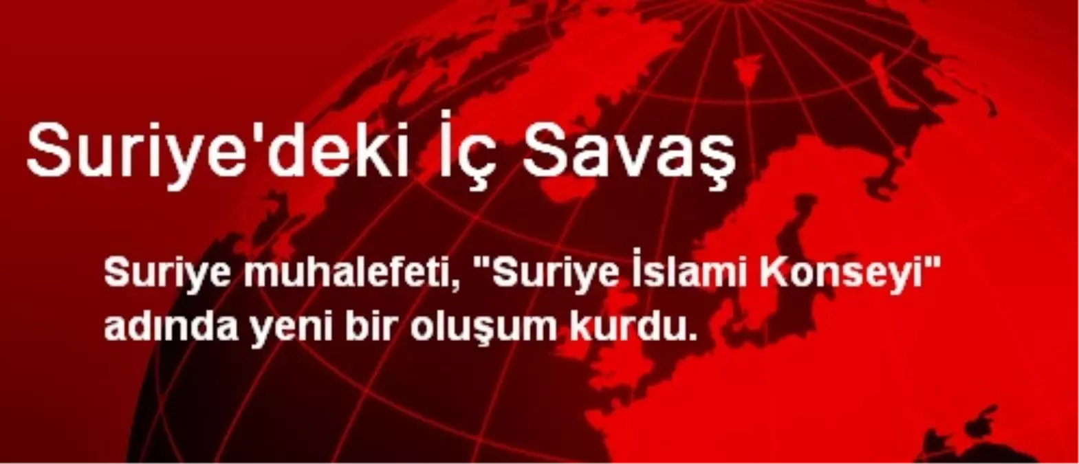 Suriye\'deki İç Savaş