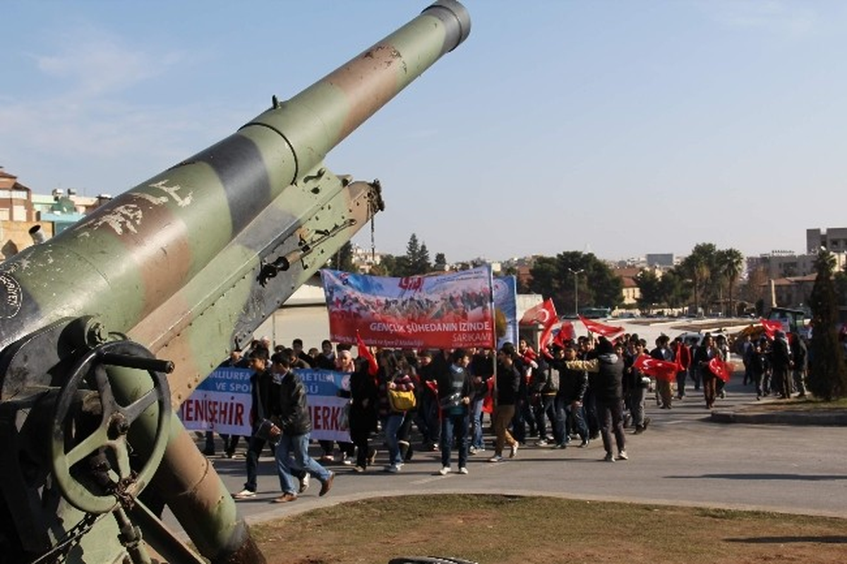 Şanlıurfa\'da Sarıkamış Şehitlerini Anma Yürüyüşü