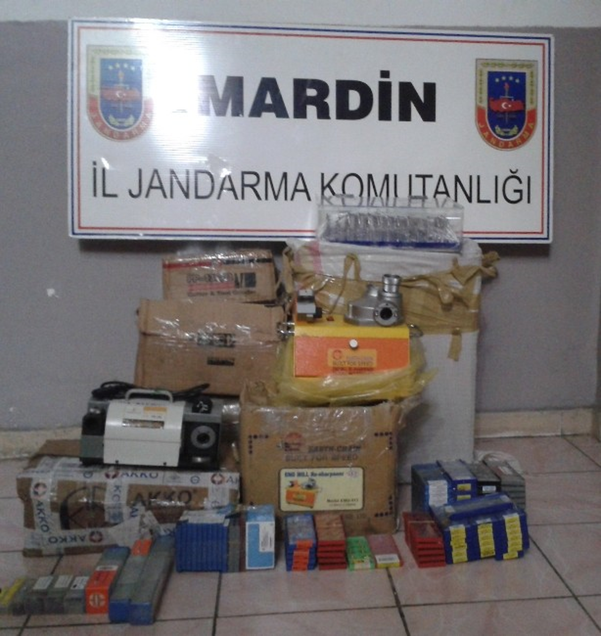 Mardin\'de Kaçak Torna Malzemesi Ele Geçirildi
