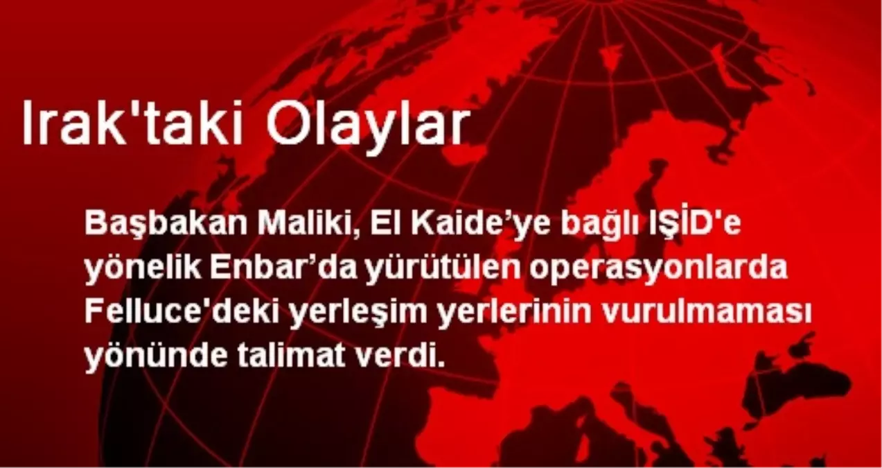 Irak\'taki Olaylar