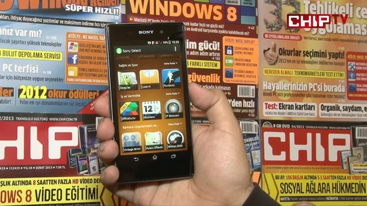 Xperia Z1\'in özel işlevleri!