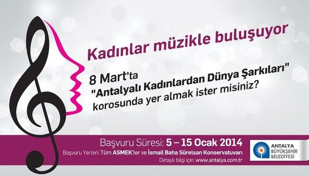 Antalyalı Kadınlar, Dünya Şarkılarını Seslendirecek