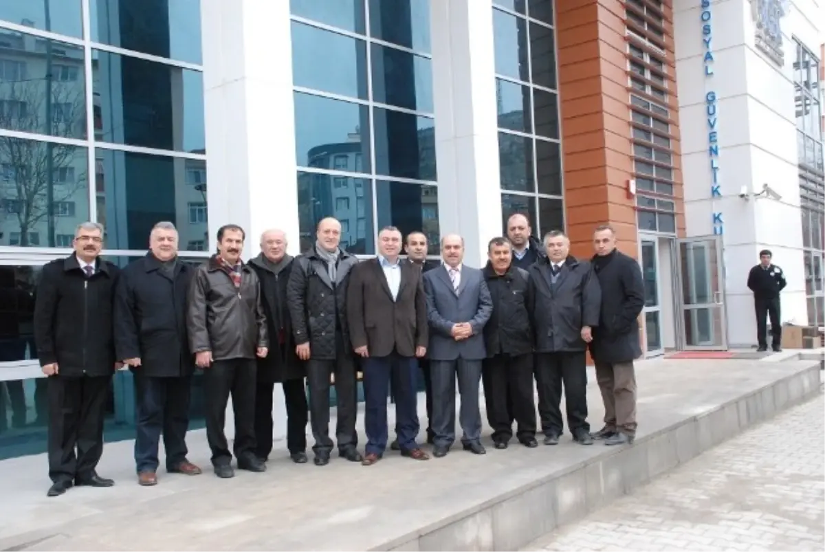 Bozüyük TSO, SGK'yı Ziyaret Etti