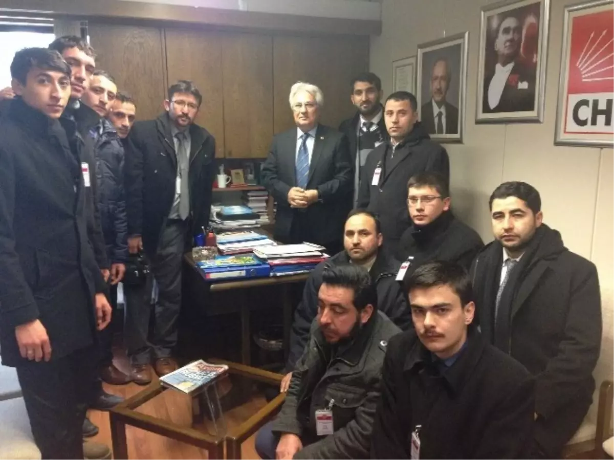 CHP\'li Toptaş Vekil İmamları Kabul Etti