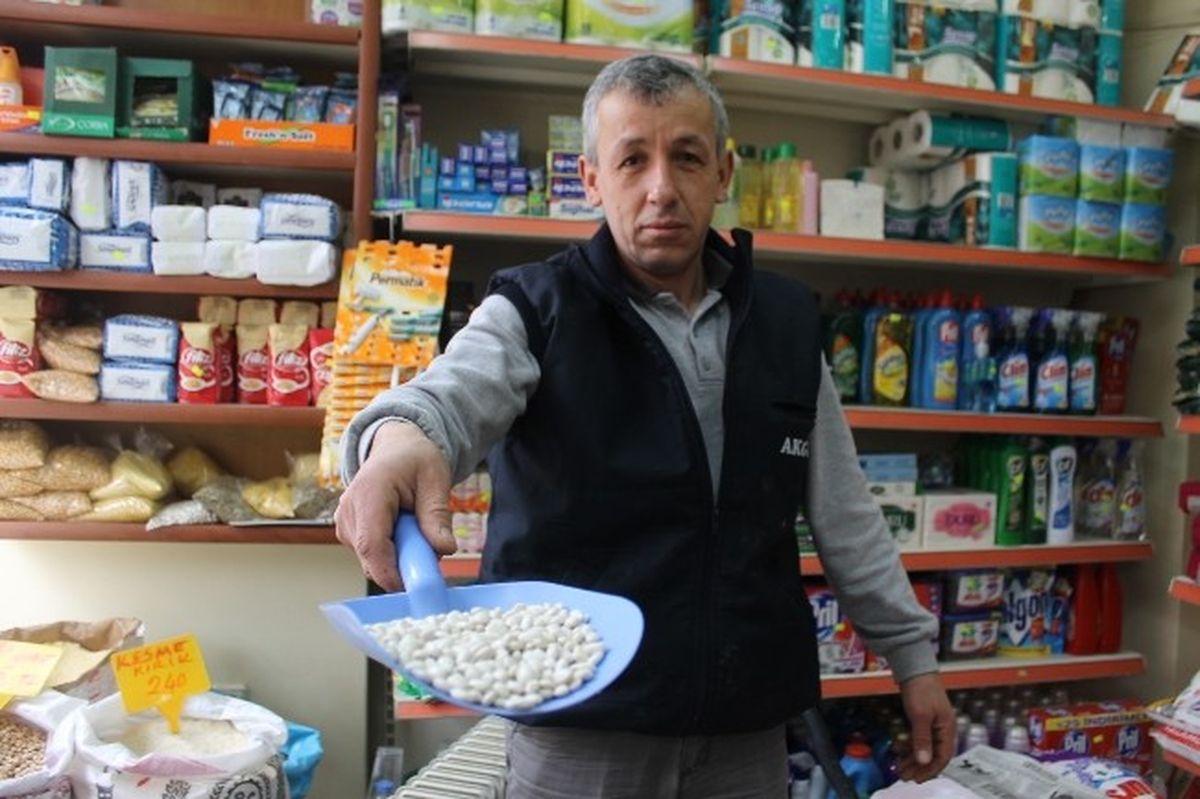 Edirne\'de Fasulye 7 Buçuk Lira