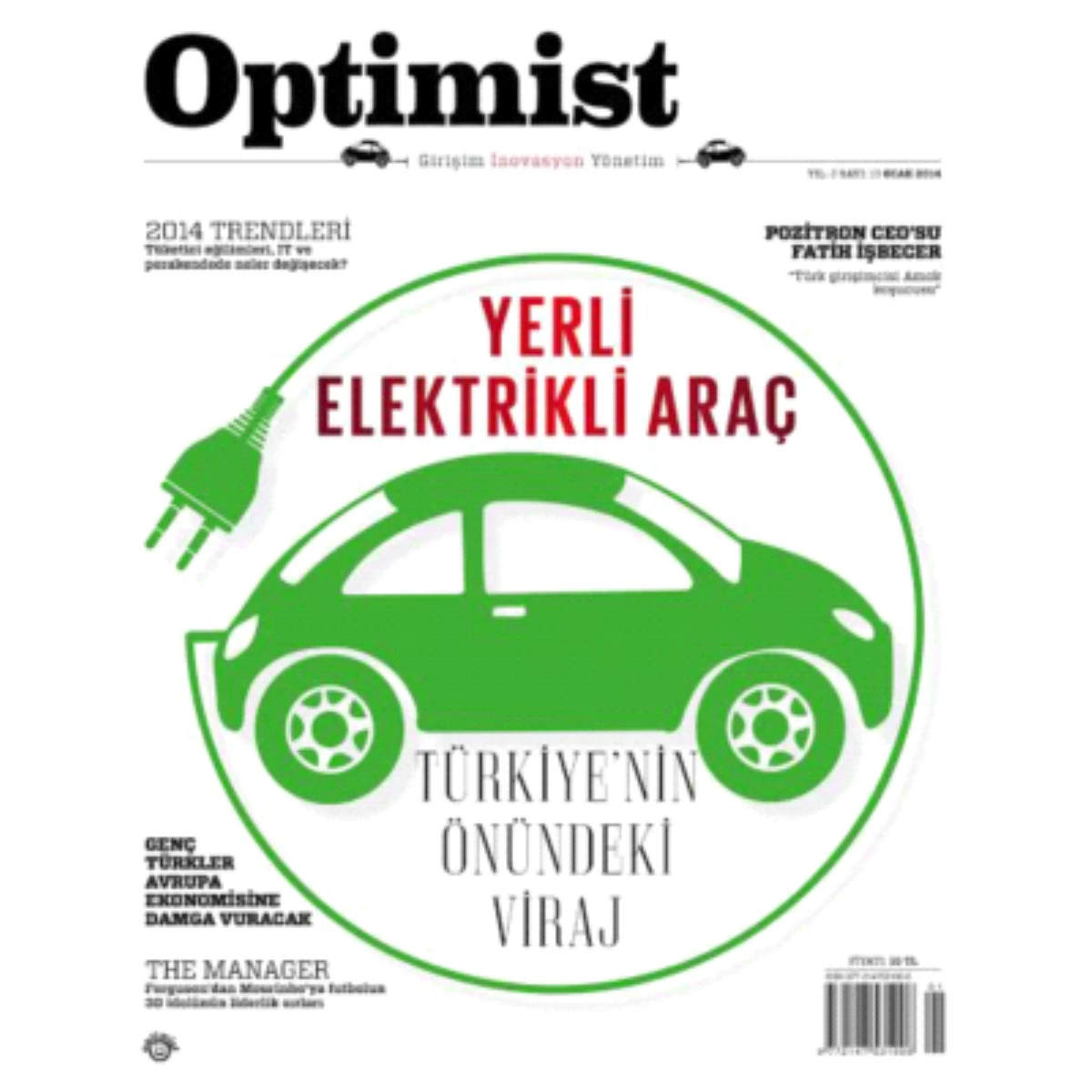 Girişim, İnovasyon ve Yönetim Dergisi Optimist\'in Ocak Sayısı Çıktı