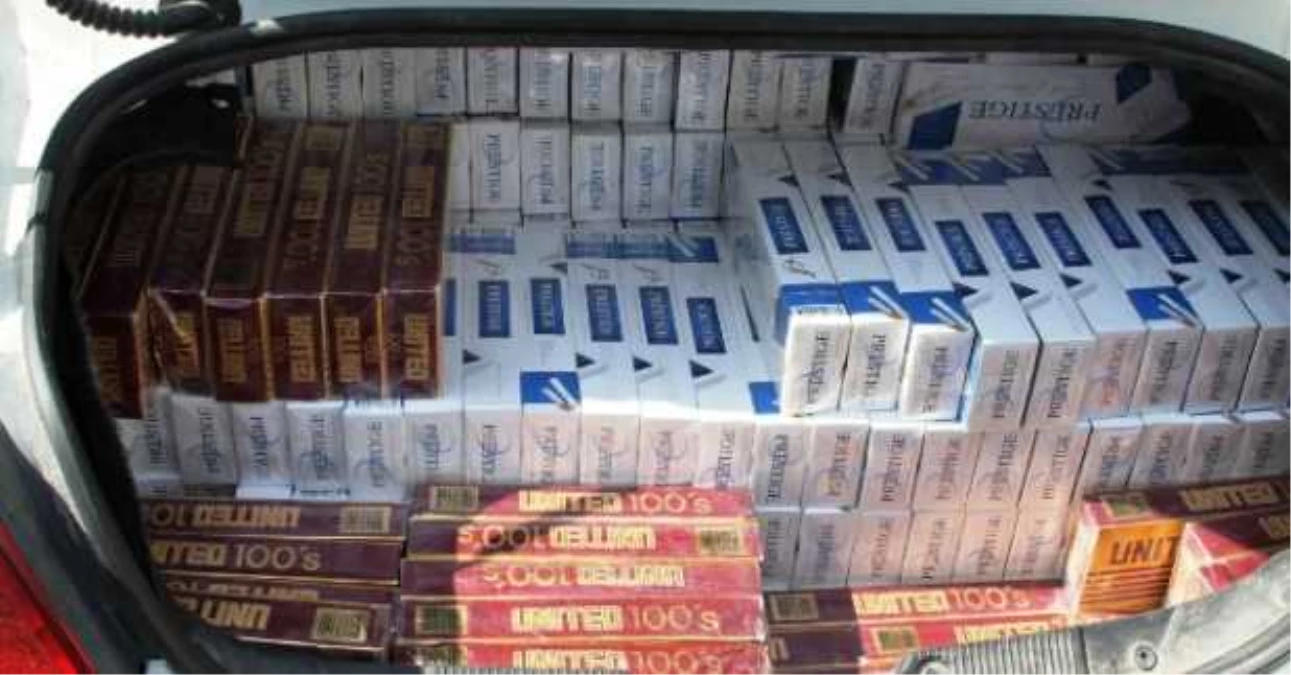 Kars\'ta 3 Bin 620 Paket Kaçak Sigara Ele Geçirildi