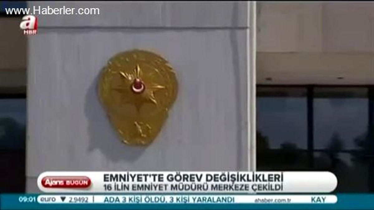 16 İlin Emniyet Müdürü Değişti