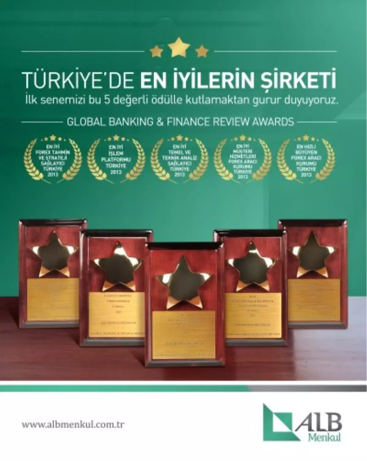 ALB Menkul, Türkiye\'nin En Hızlı Büyüyen Forex Aracı Kurumu Seçildi