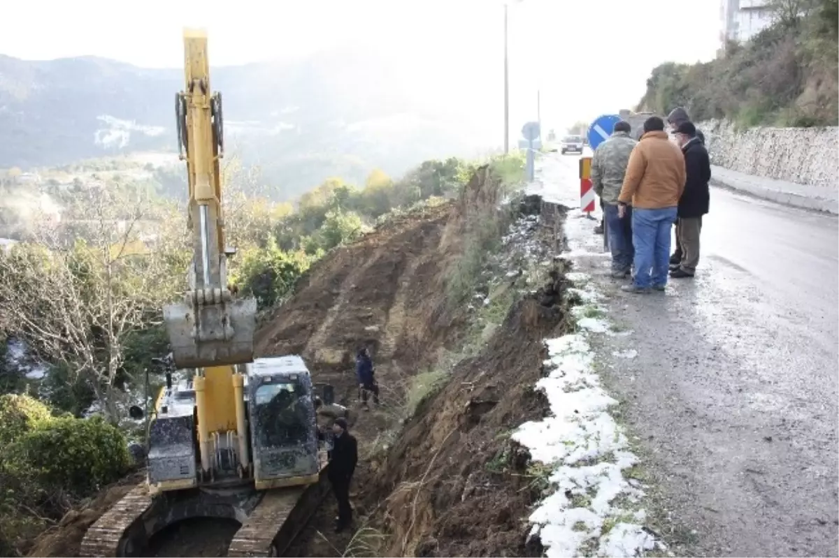 Amasra Tüneli Bağlantı Yolu Çalışmaları Durduruldu