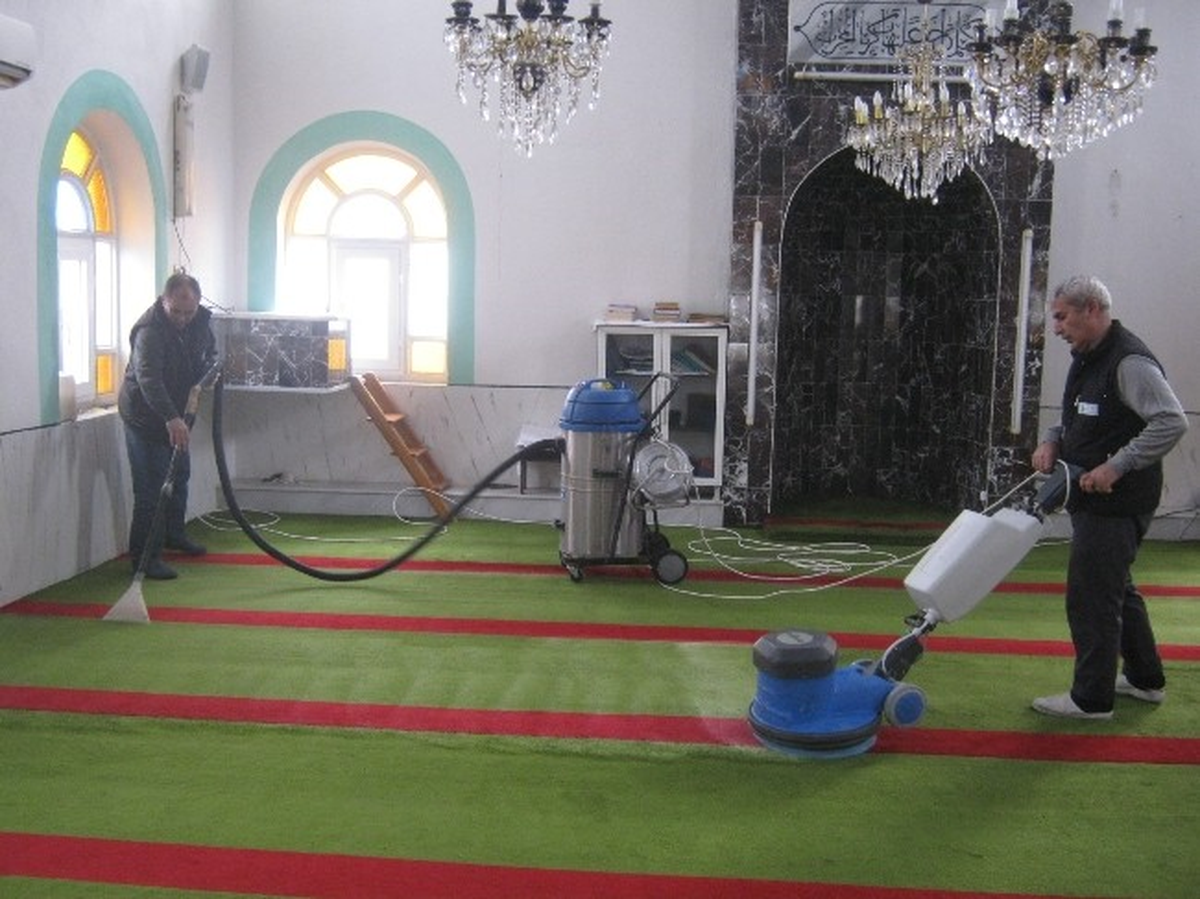 Belediyeden Köy Camilerinde Temizlik
