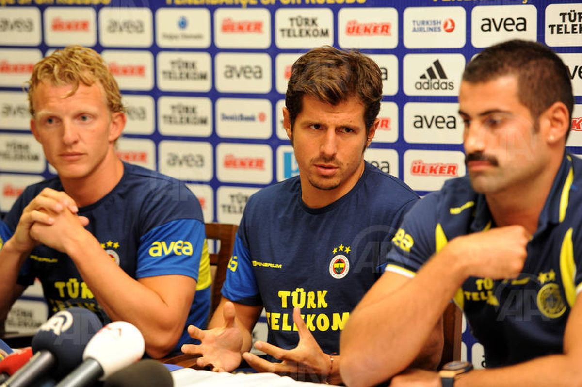 Fenerbahçe\'nin Kaptanları Basının Karşısına Çıktı