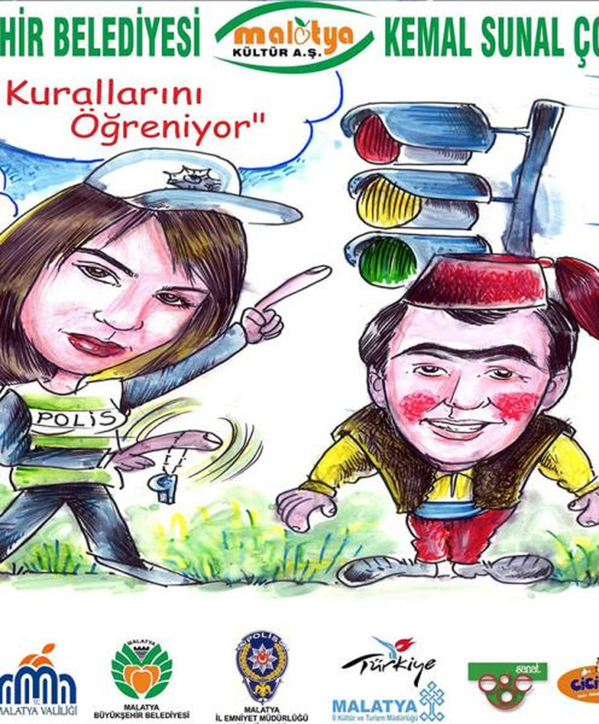 İbiş Trafik Kurallarını Öğreniyor\'