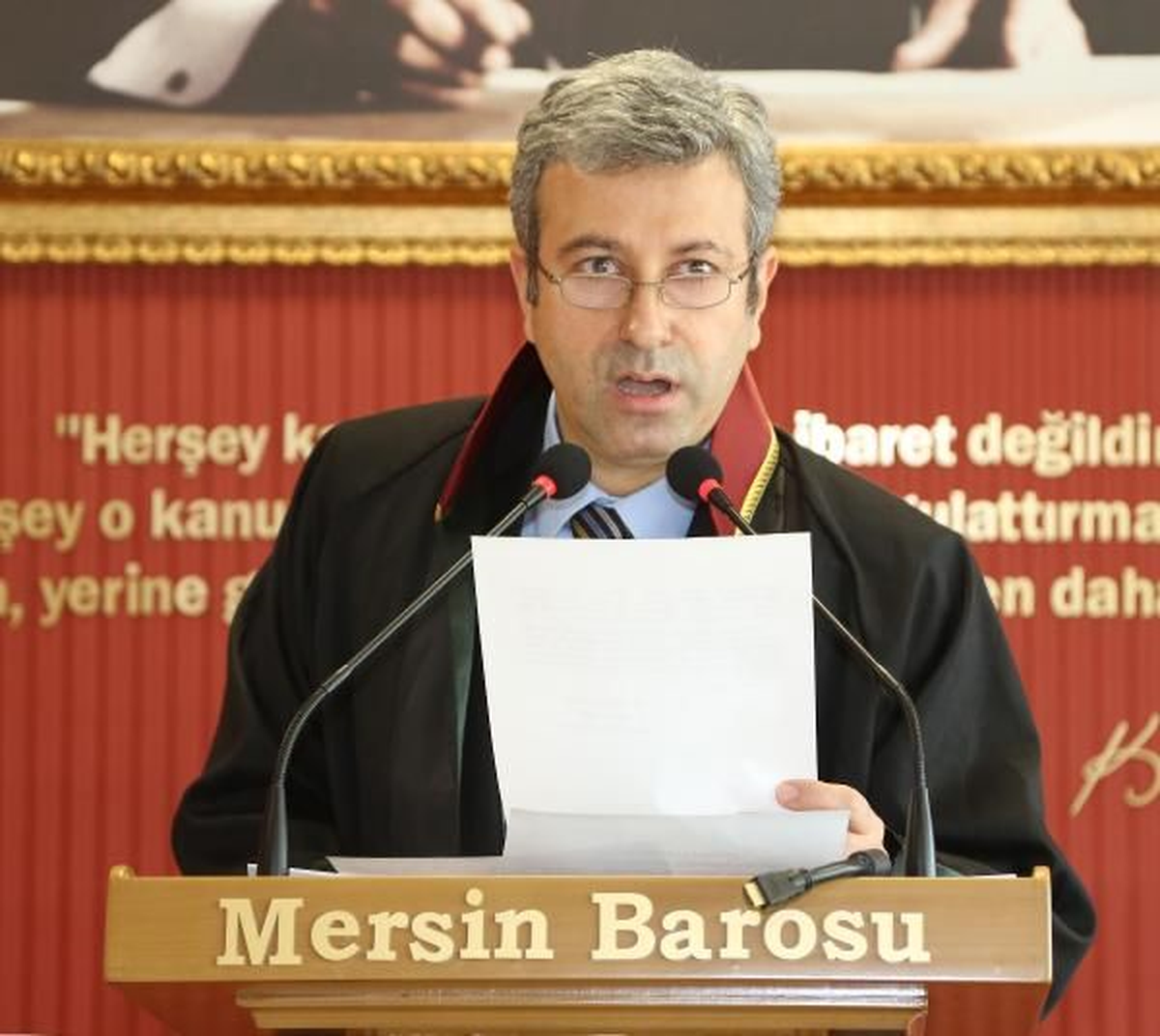 Mersin Barosu\'nda "Cübbe Giyme" Töreni