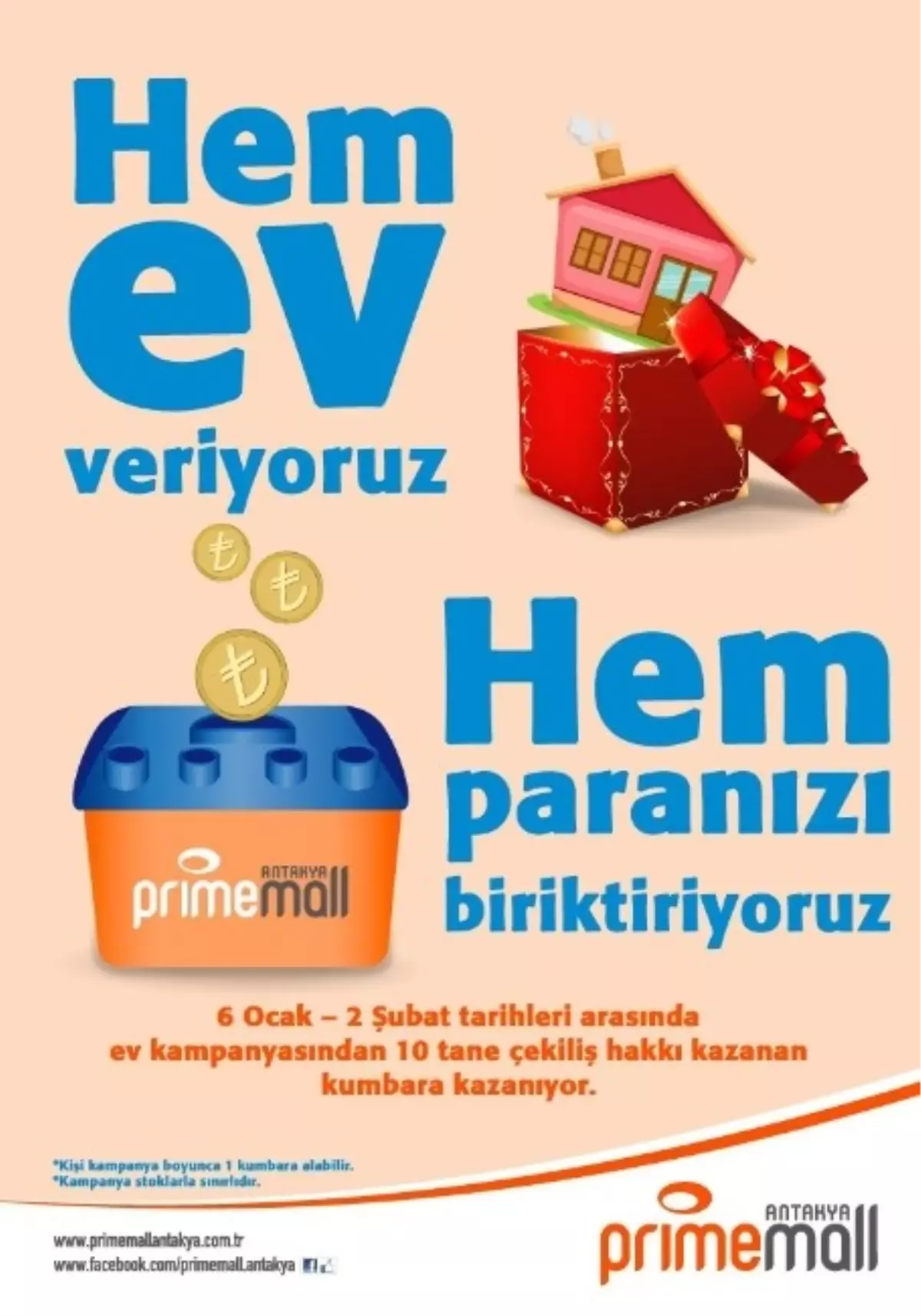 Prime Mall Antakya Hem Ev Veriyor Hem Paranızı Biriktiriyor