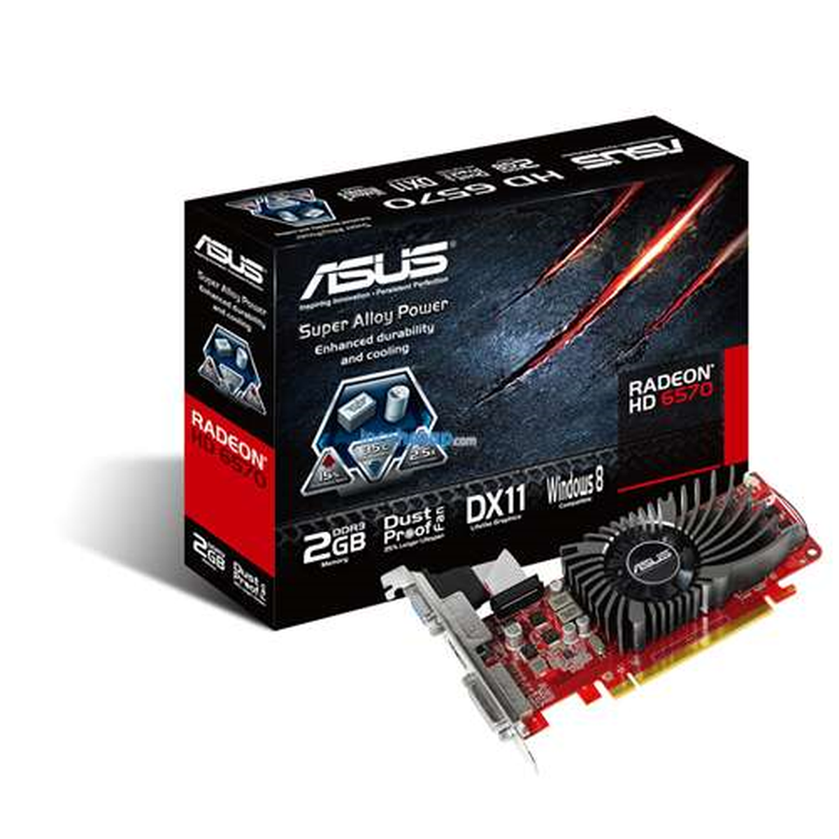 Asus Hd6570 2gb Gddr3 128bıt Dvı/hdmı 16x