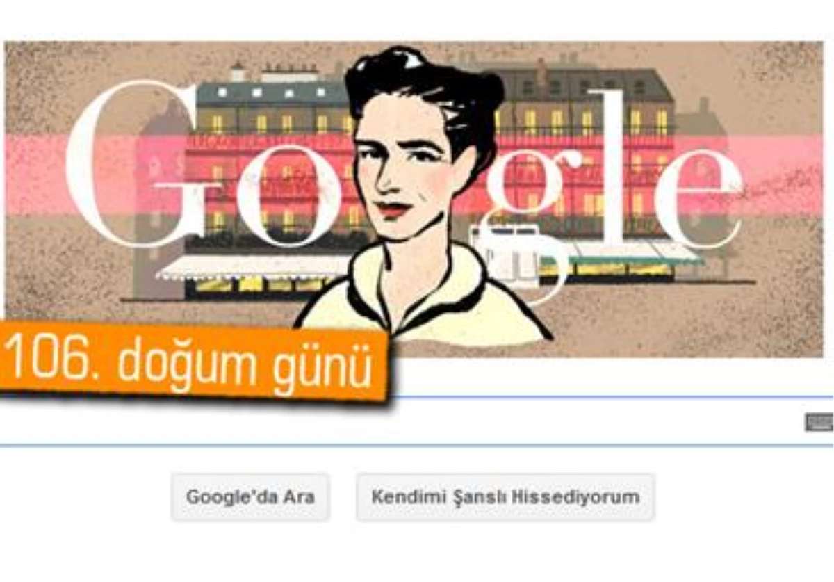 Google, Simone de Beauvoir\'u Unutmadı