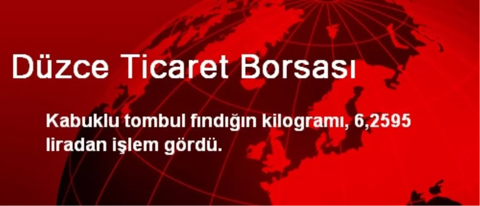 Düzce Ticaret Borsası