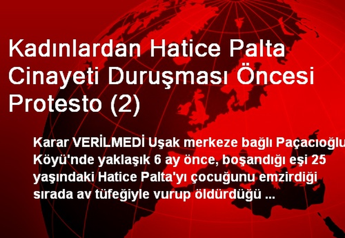 Kadınlardan Hatice Palta Cinayeti Duruşması Öncesi Protesto (2)