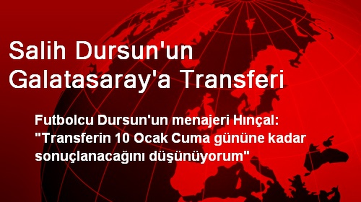 Salih Dursun\'un Galatasaray\'a Transferi