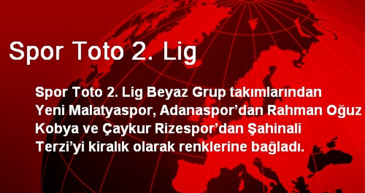 Spor Toto 2. Lig