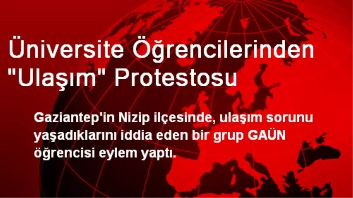 Üniversite Öğrencilerinden "Ulaşım" Protestosu