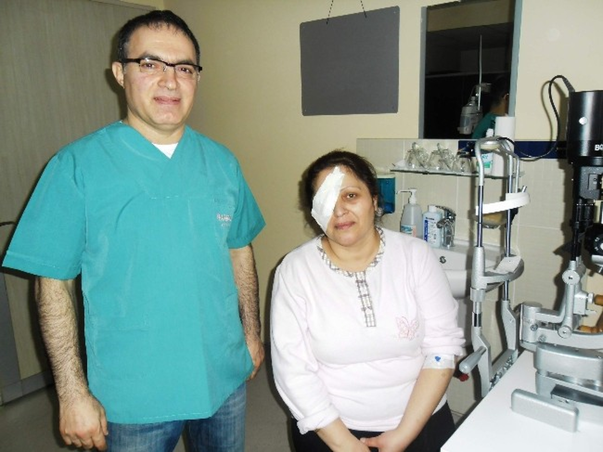 Saç Tokasının Demiri Gözüne Saplandı