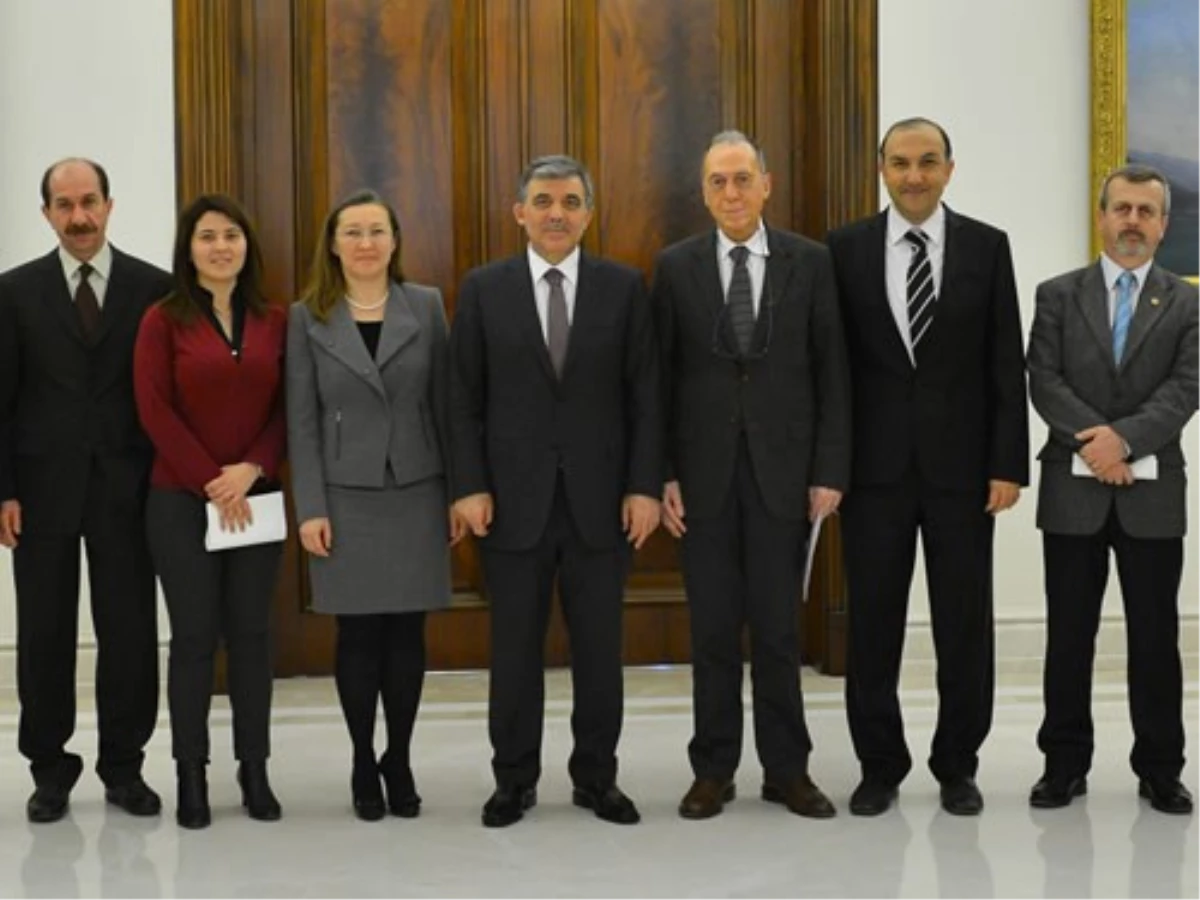 Türk Tabipler Birliği Merkez Konseyi Heyeti Çankaya Köşkü\'nde