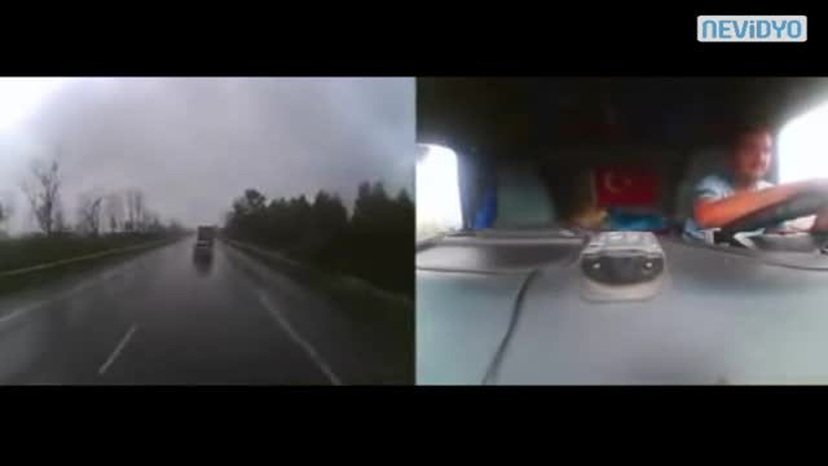Türk Tır Şoförü Rusya\'yı Karıştırdı