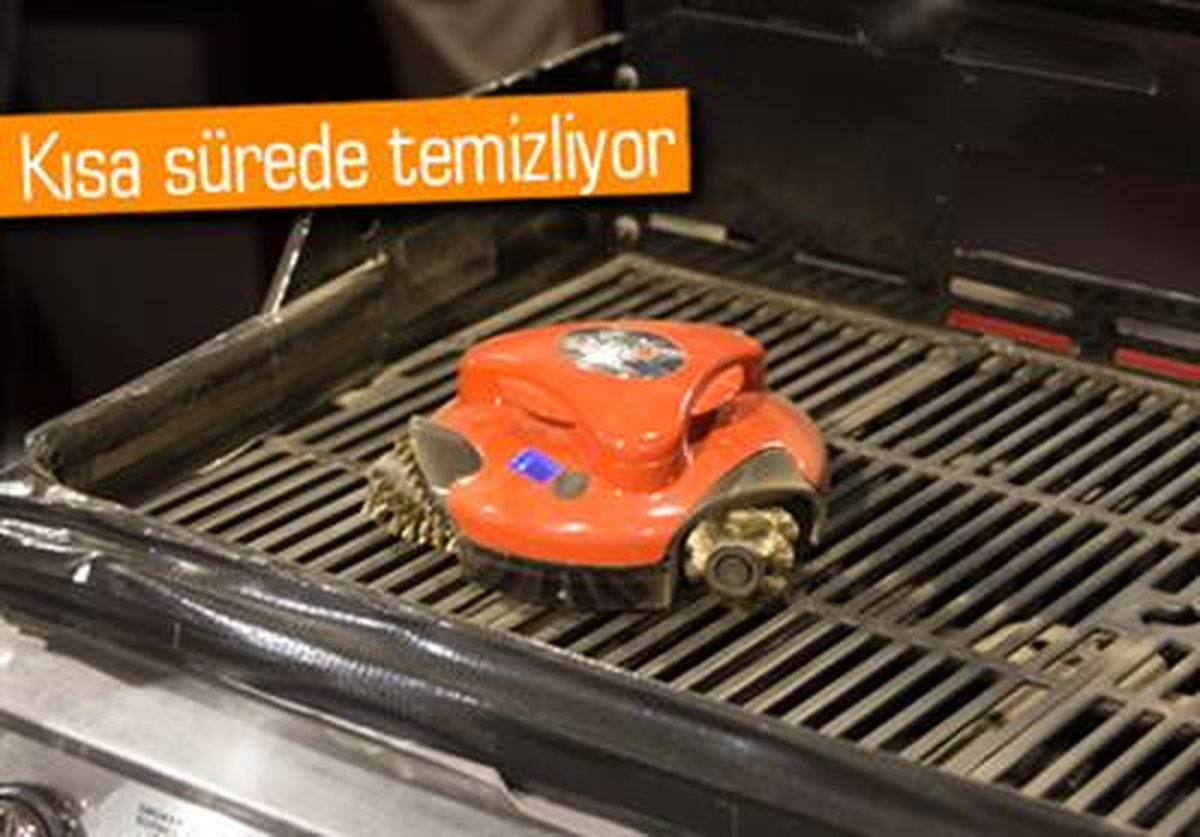 Ces 2014\'te Barbekü Temizleyen Robot: Grillbot
