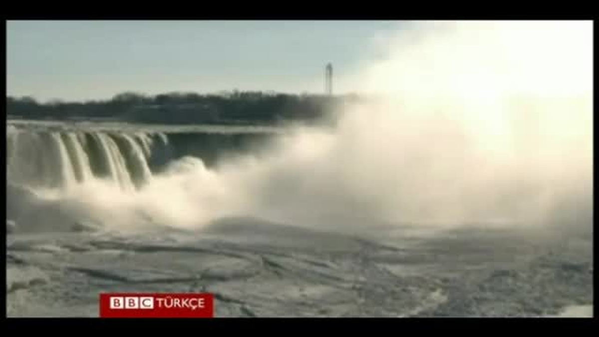 Niagara Şelalesi Buz Tuttu