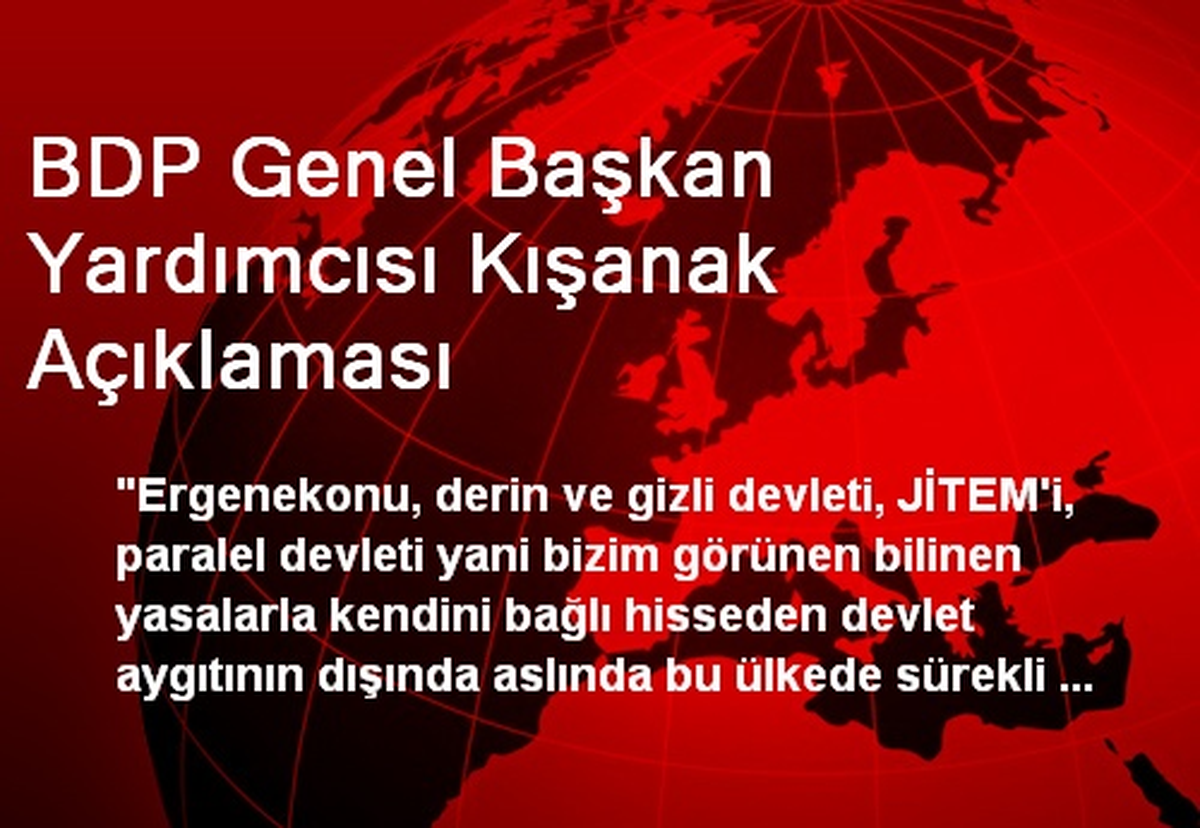 BDP Genel Başkan Yardımcısı Kışanak Açıklaması