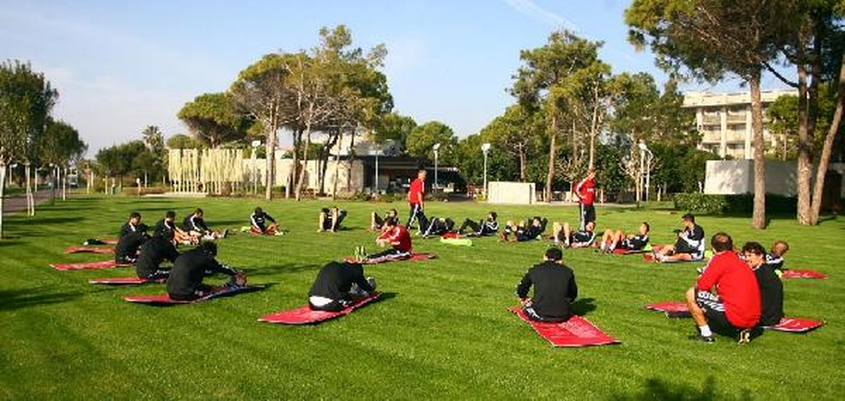 Beşiktaş Kondüsyon İdmanı Yaptı