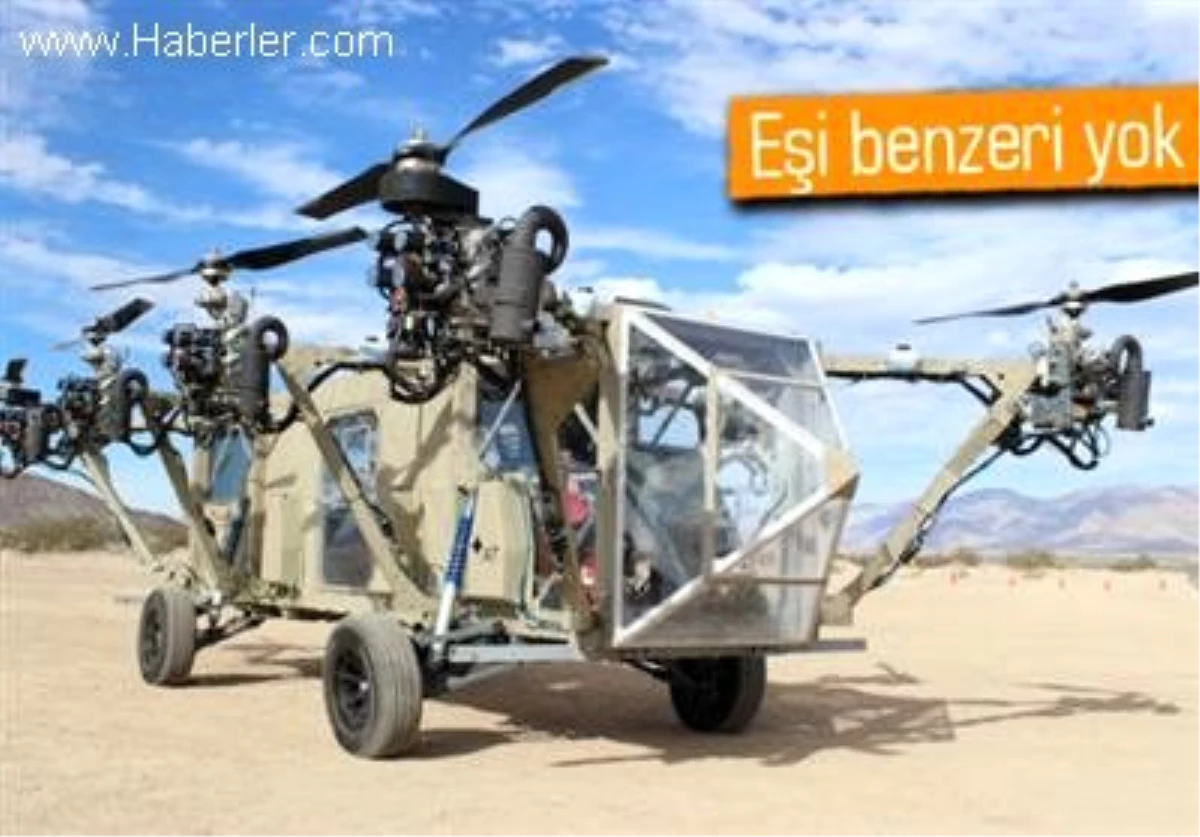 Bu Araç Hem Helikopter Hem de Kamyon