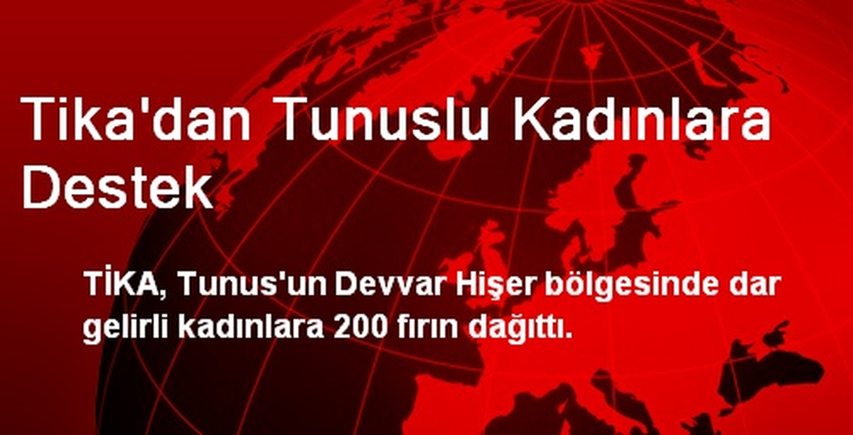 Tika\'dan Tunuslu Kadınlara Destek