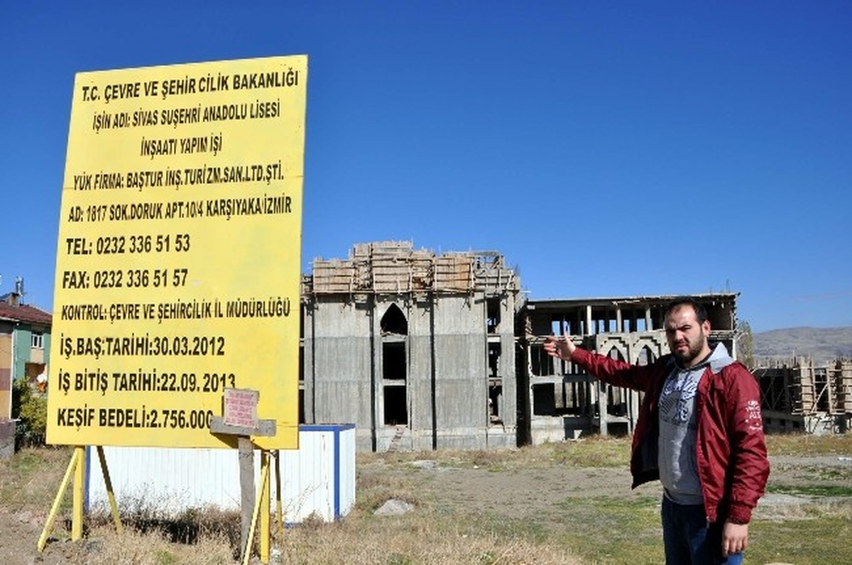 Suşehri Anadolu Lisesi\'nin İhalesi Tekrar Yapılacak