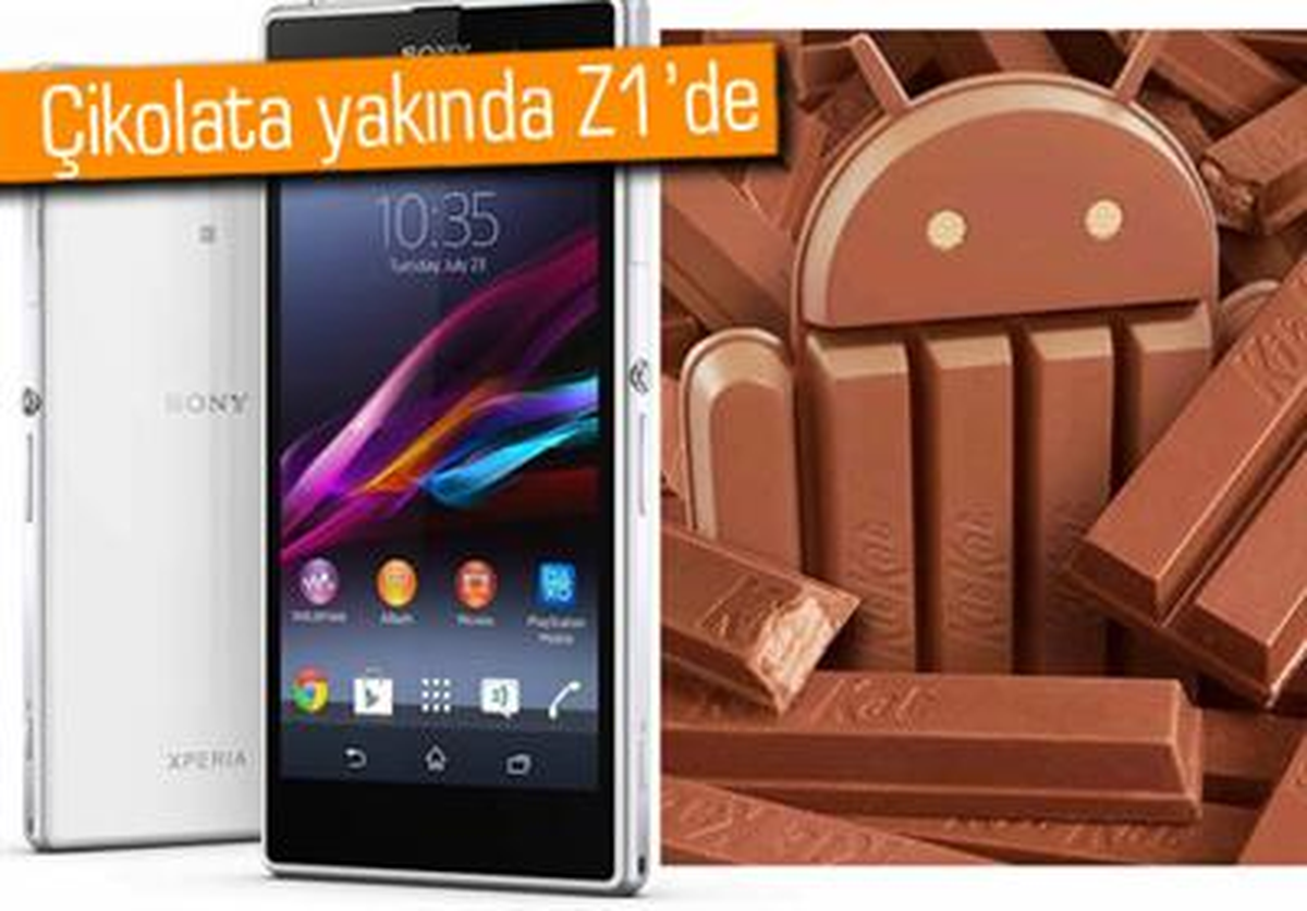 Xperia Z1\'e Android 4.4 Kitkat Güncellemesi Geliyor