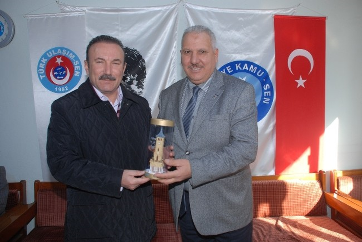 Başkan Doğan Ulaşım-Sen\'i Ziyaret Etti