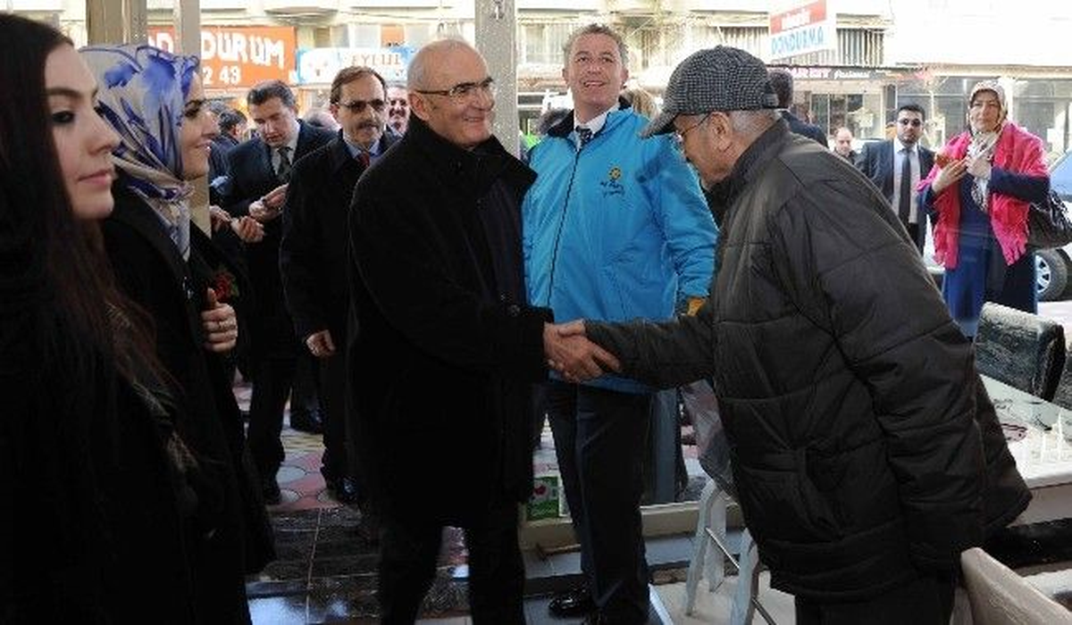 Samsun Büyükşehir Belediye Başkanı Yılmaz, Esnafla Buluştu