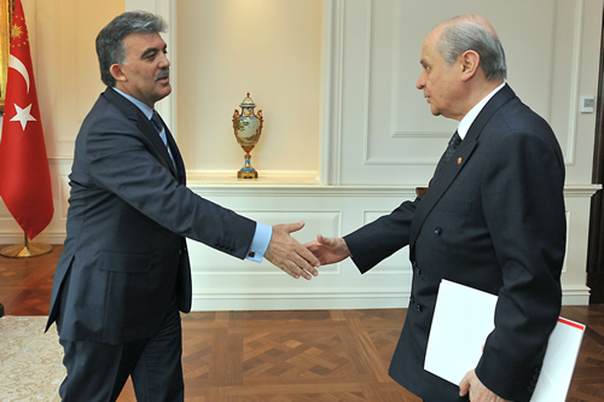 Abdullah Gül, Bahçeli\'yi Kabul Etti