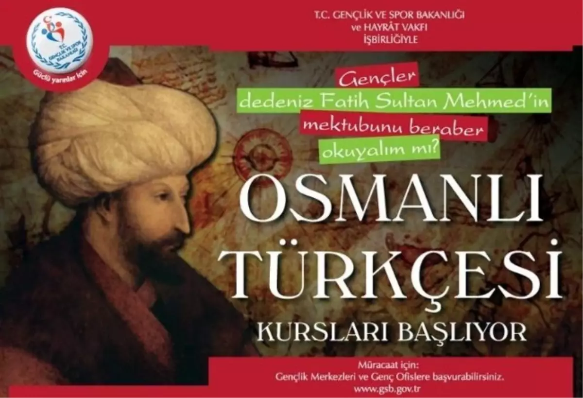 Gençler Osmanlı Türkçesi Öğrenecek