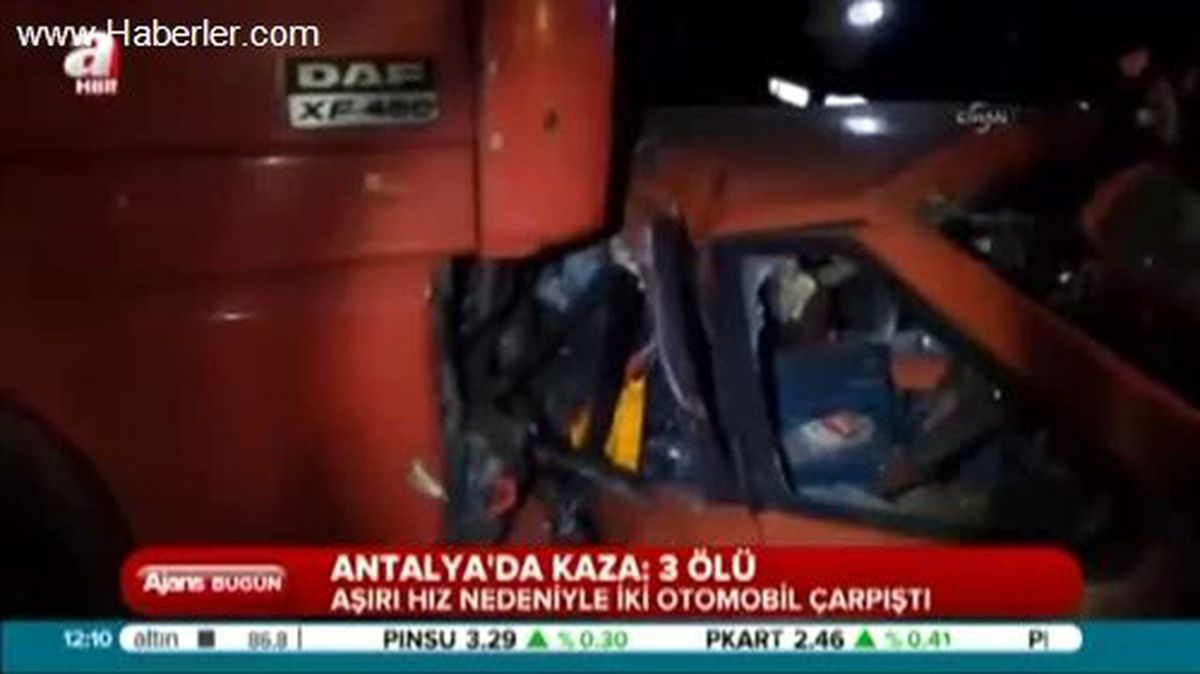 İki Kazada 5 Kişi Öldü