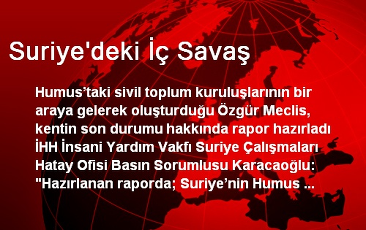 Suriye\'deki İç Savaş