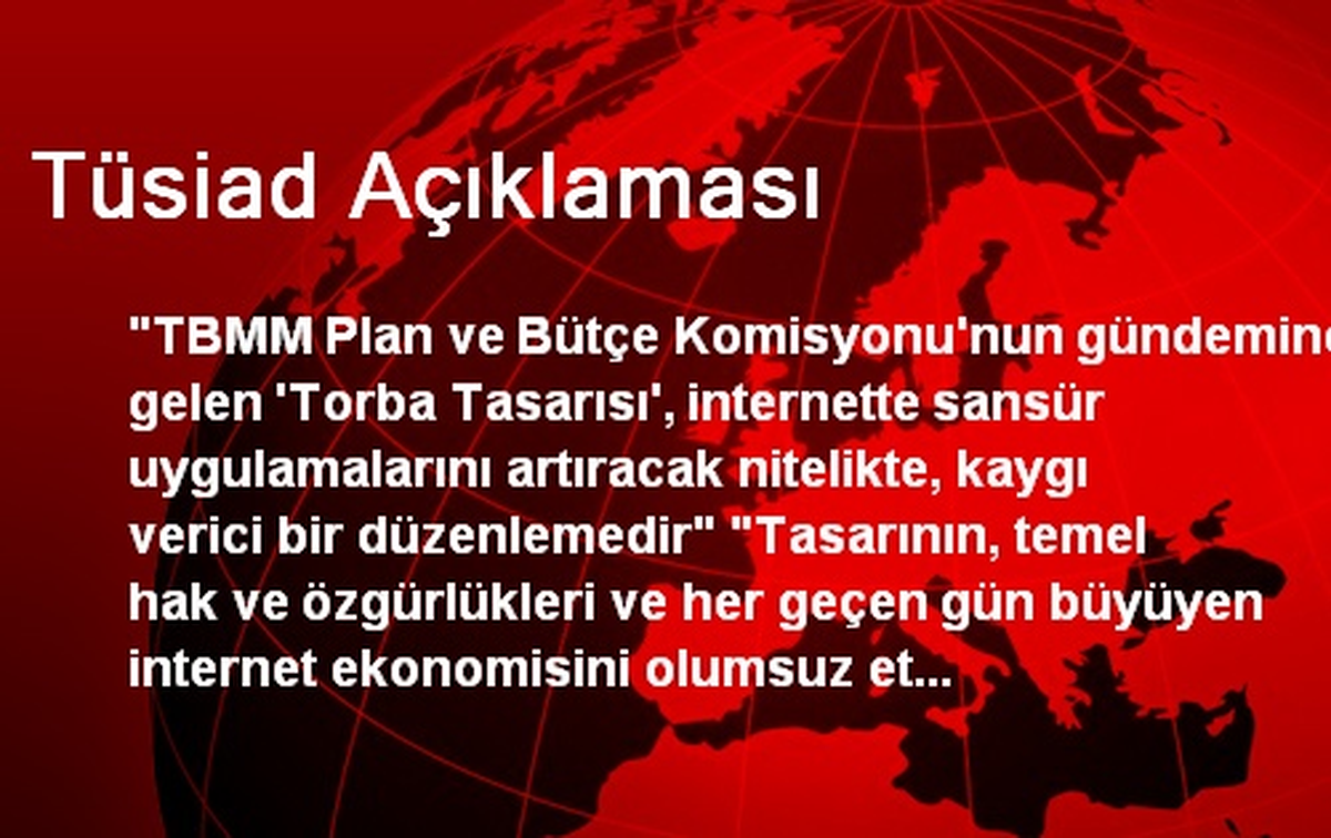 Tüsiad Açıklaması