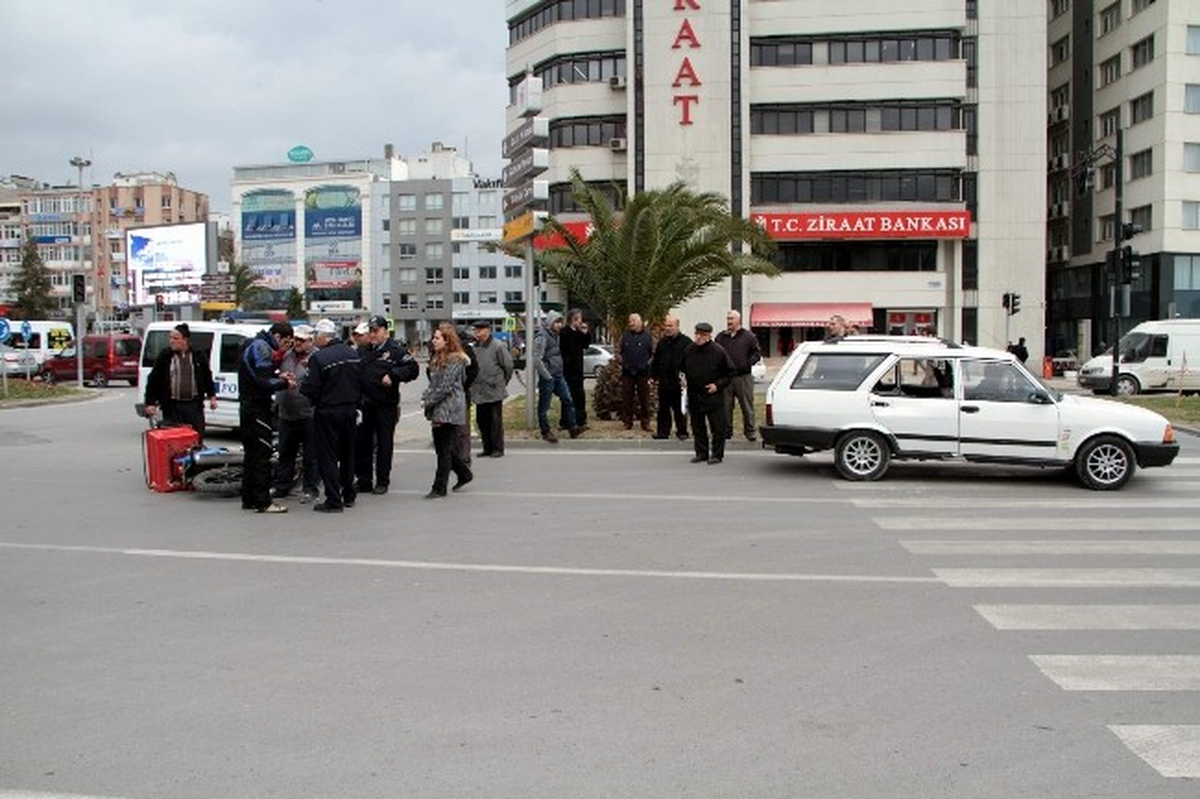 Samsun\'da Trafik Kazası: 1 Yaralı
