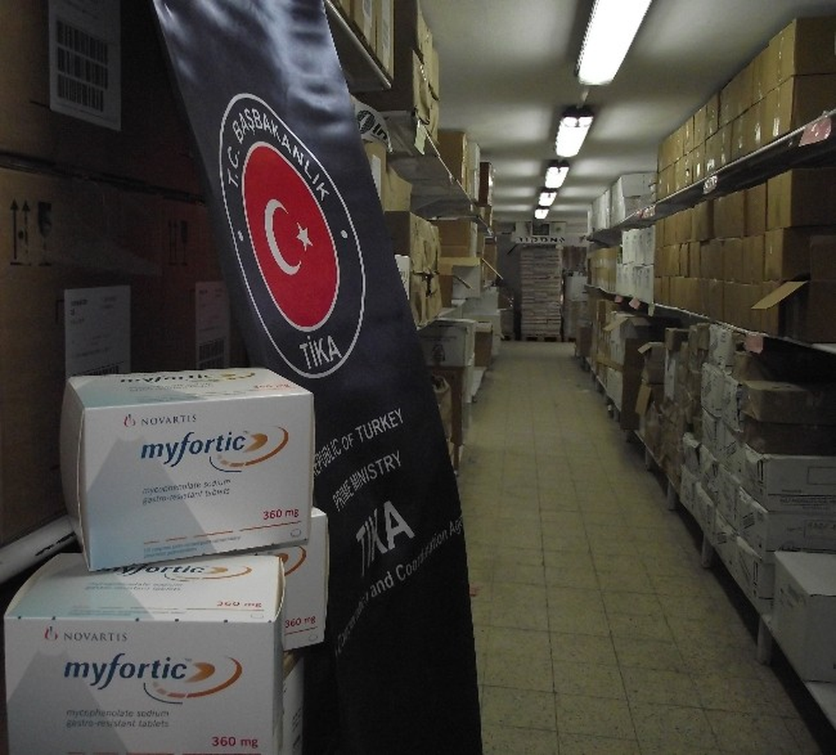 Tika\'dan Gazze\'ye İlaç ve Tıbbi Malzeme Yardımı