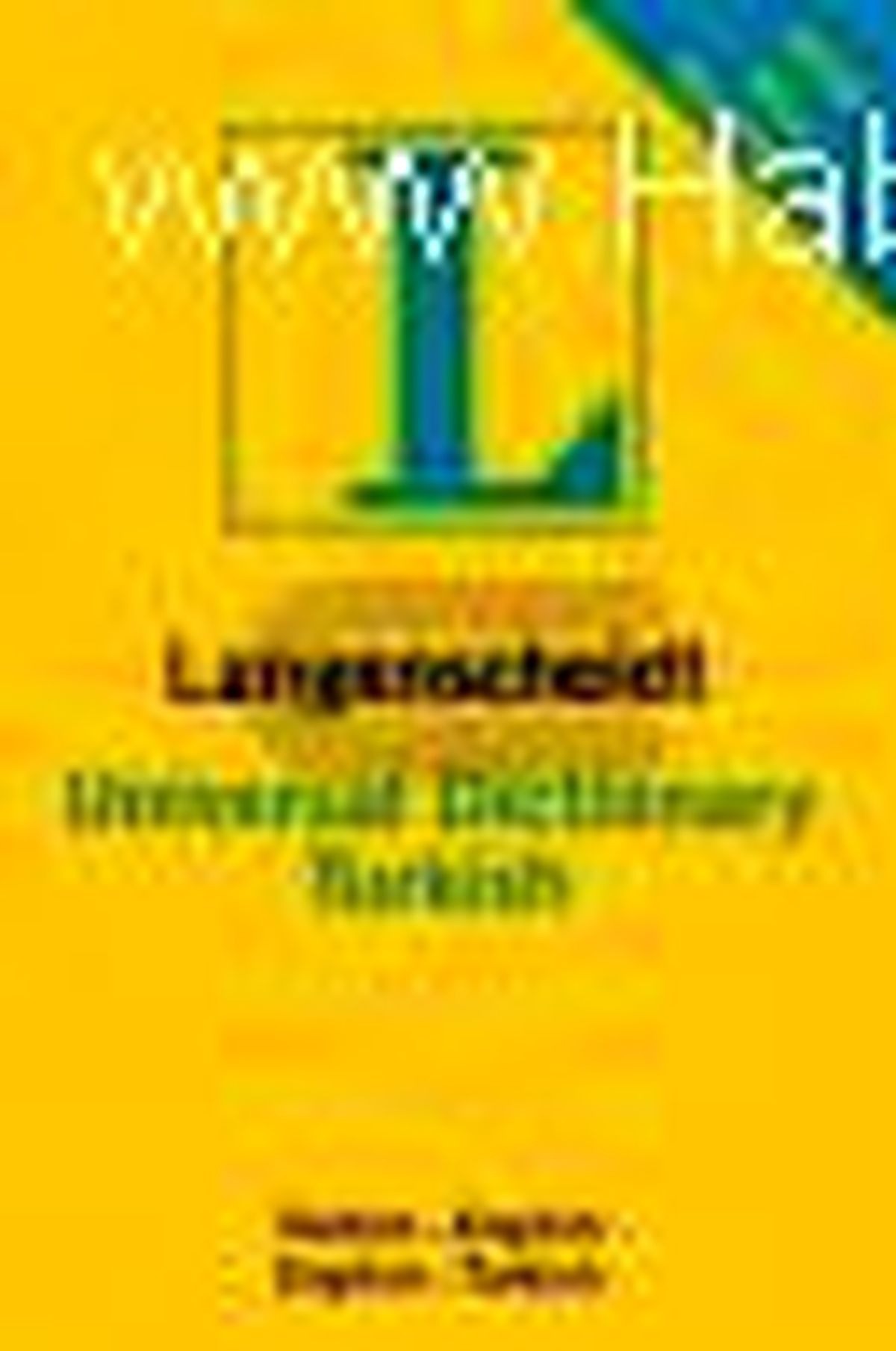 Turkish Langenscheidt Universal Dictionary Kitabı