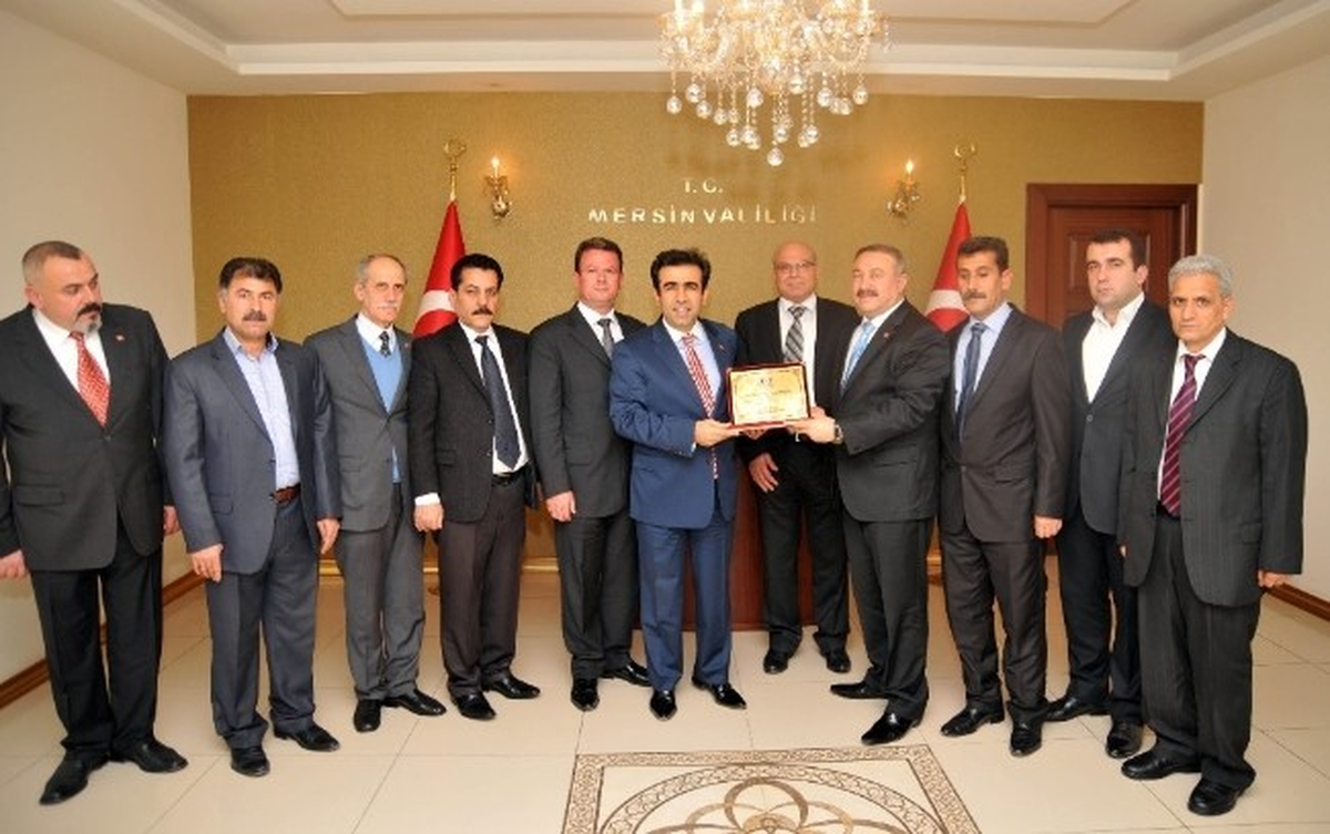 Vali Güzeloğlu, Başkan Özkan ve Yeni Yönetimini Makamında Kabul Etti